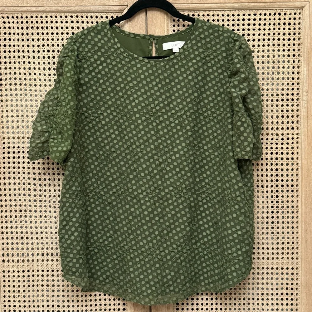 LOFT womens green